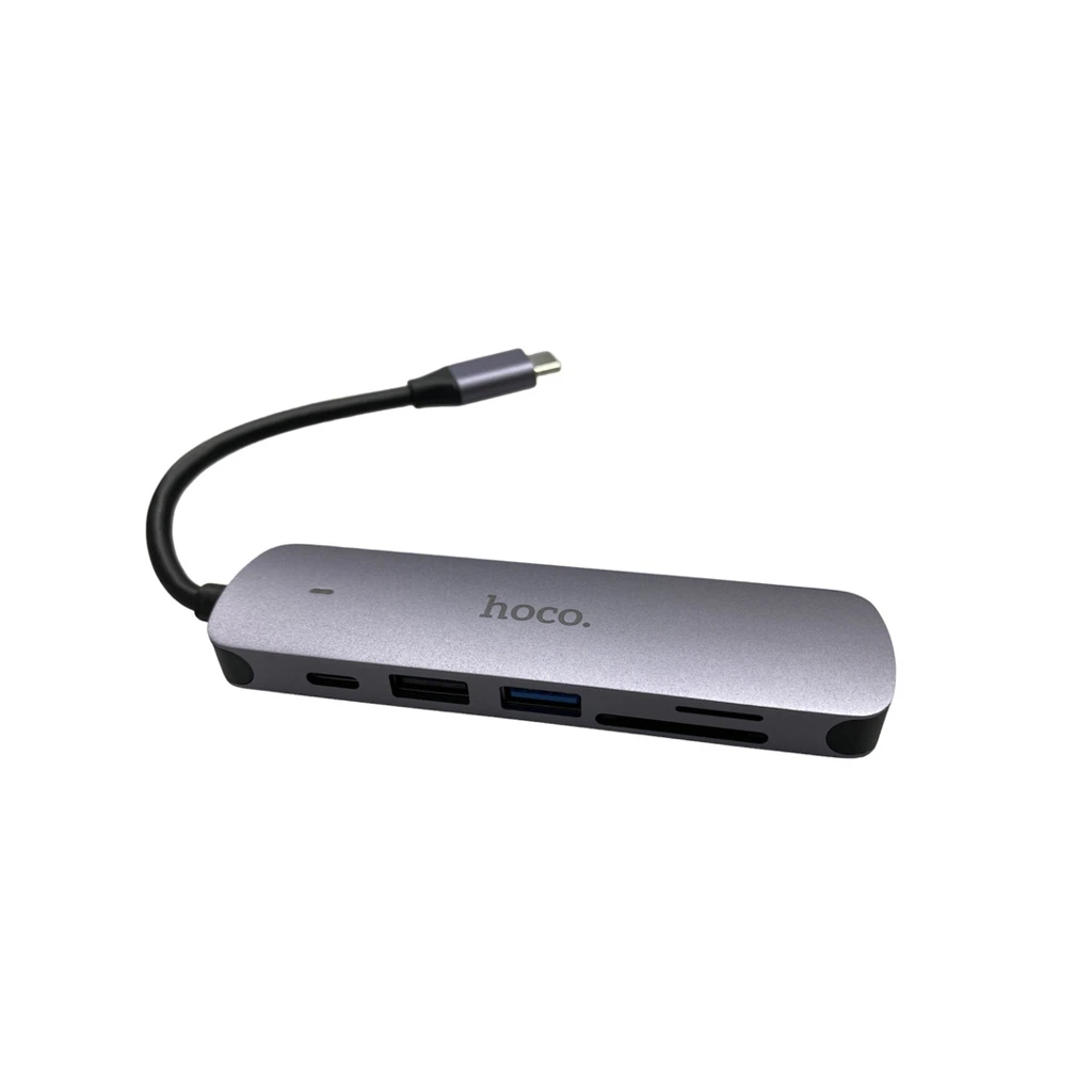 Адаптер Hoco HB28 Type-C в HDTV+USB3.0+USB2.0+SD+TF+PD